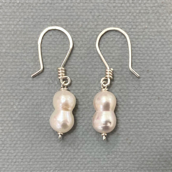CAMILLA WEST JEWELLERY Freshwater Pearl Silver Earrings