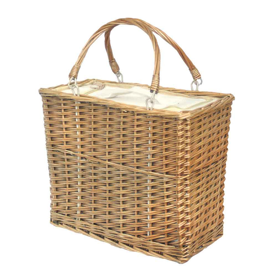 Zipped Cooler Wicker Picnic Basket 015 by Willow