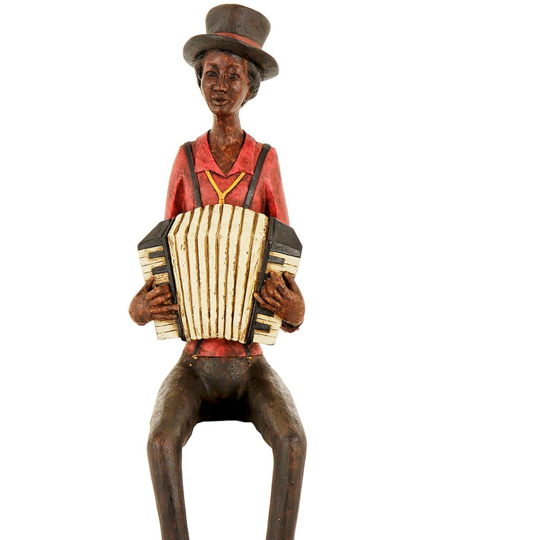 Stylish Sitting Jazz Band with Squeeze Box - Perfect Home Decor