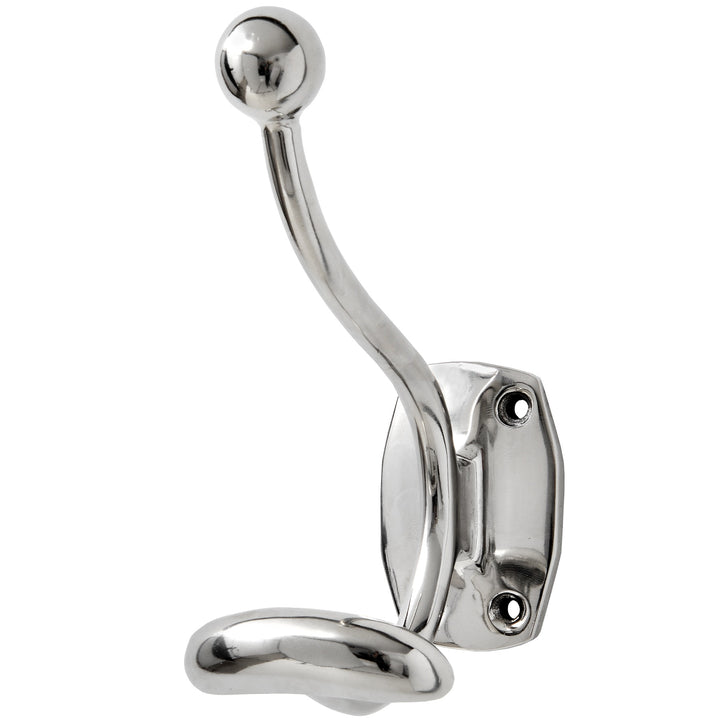 Single Hook Chrome Coat Hanger