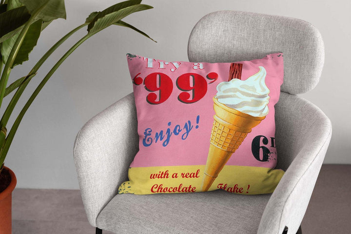 99 Flake - Martin Wiscombe - Art Print Cushion