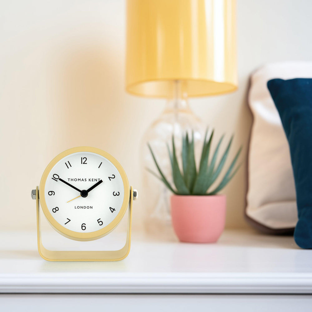 Thomas Kent 4" Wren Alarm Clock Yellow Ochre