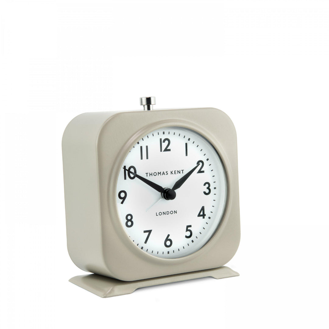 Thomas Kent 5" Finch Alarm Clock Taupe