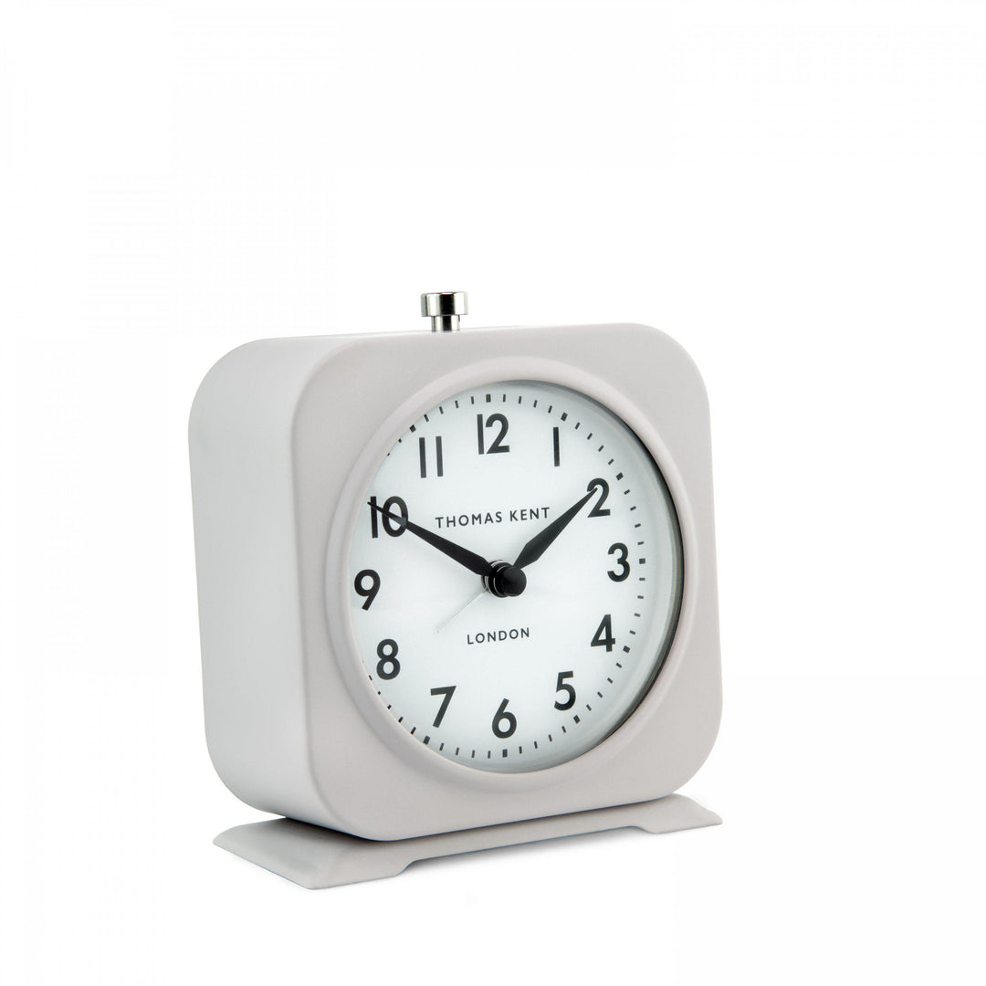 Thomas Kent 5" Finch Alarm Clock Warm Grey