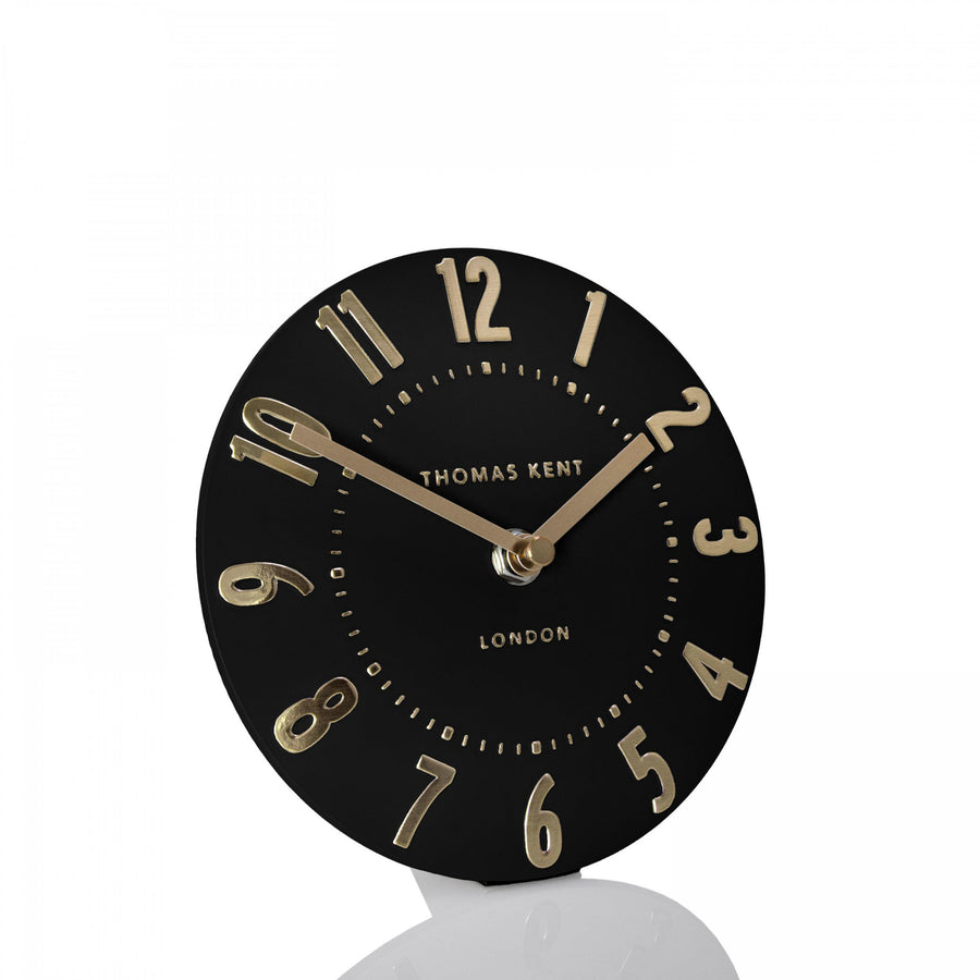 6'' Mulberry Mantel Clock Noir