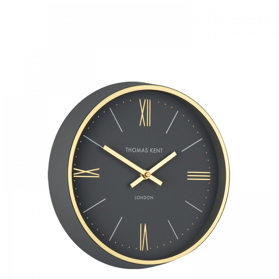10'' Hampton Wall Clock Charcoal