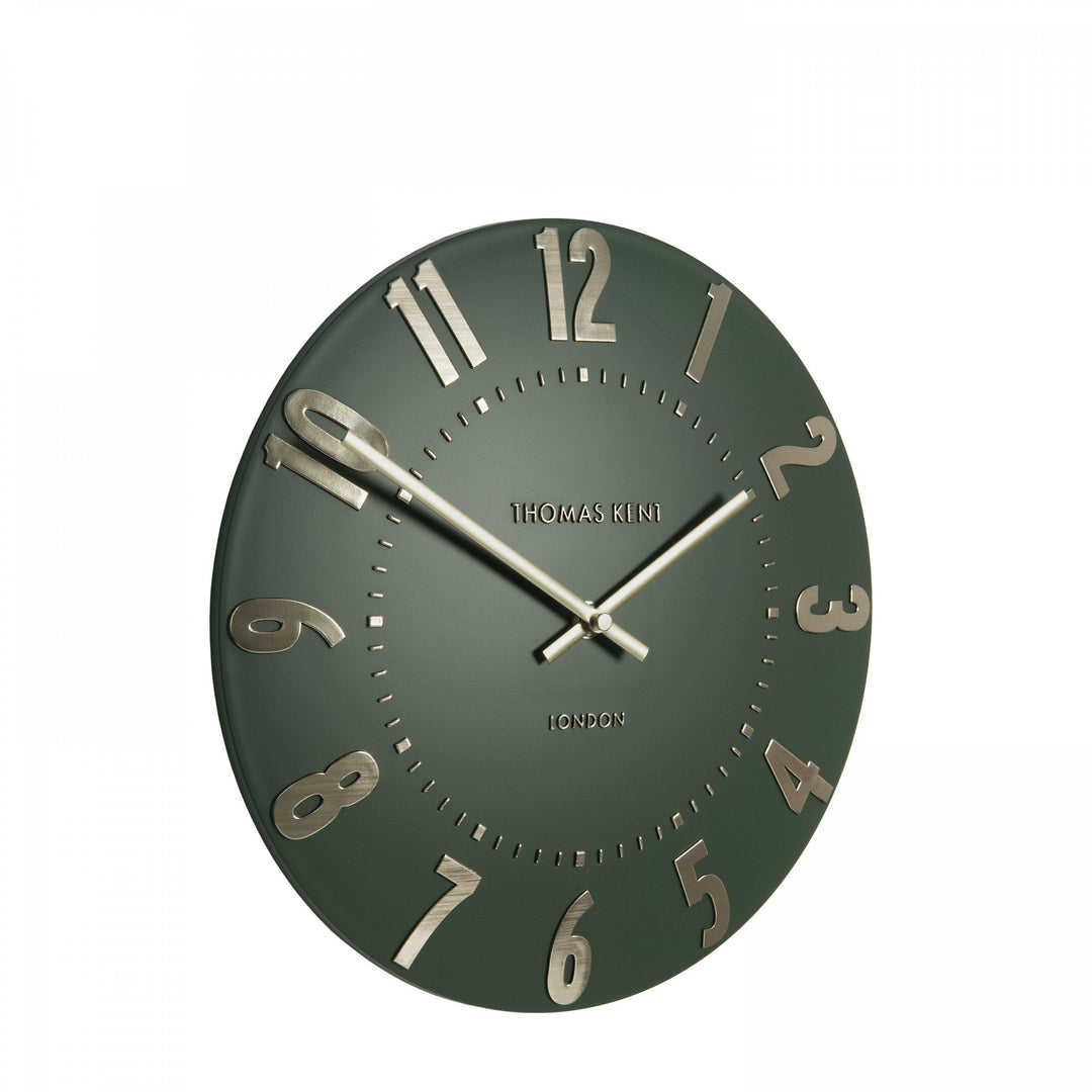 Thomas Kent 12'' Mulberry Wall Clock Olive Green