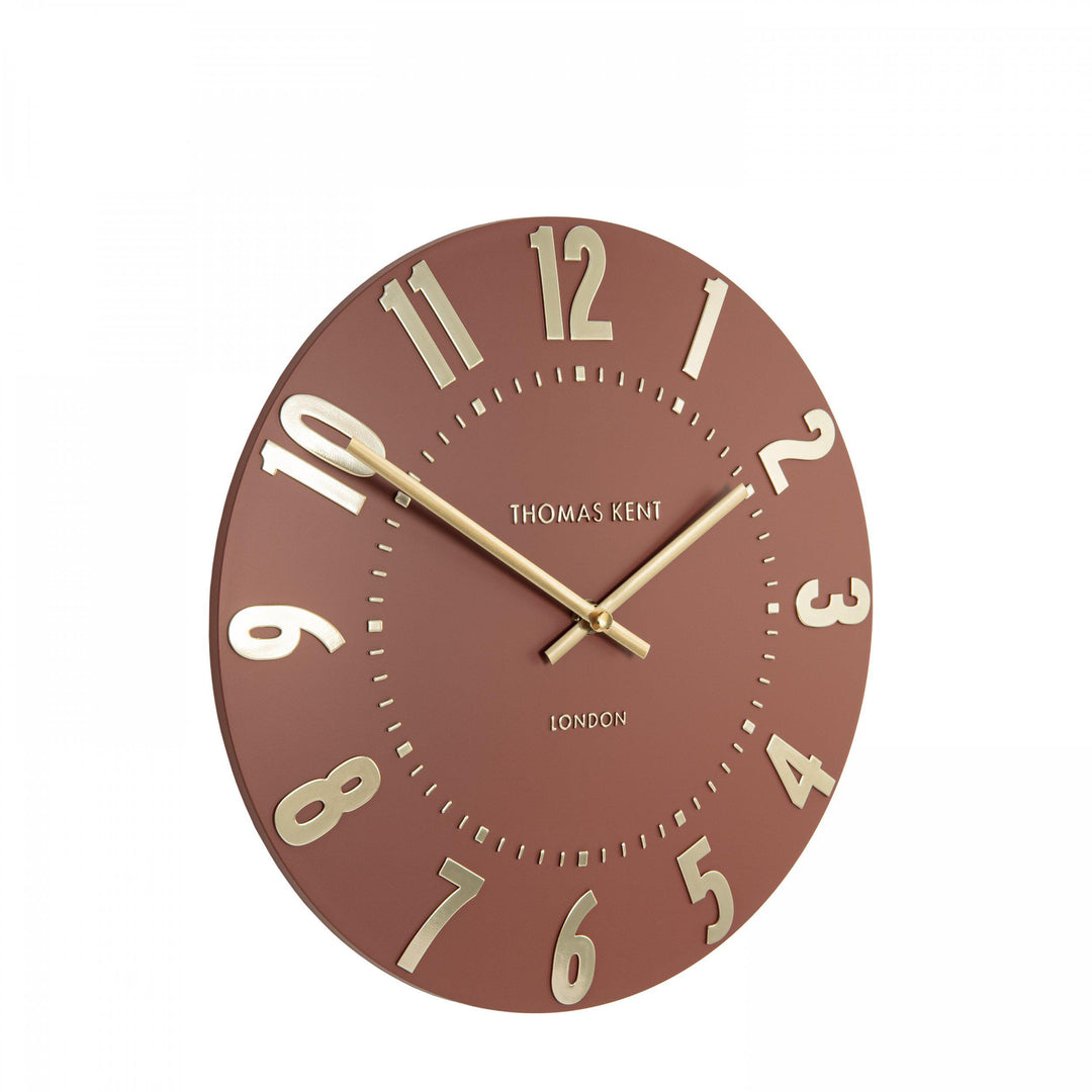 Thomas Kent 12'' Mulberry Wall Clock Auburn