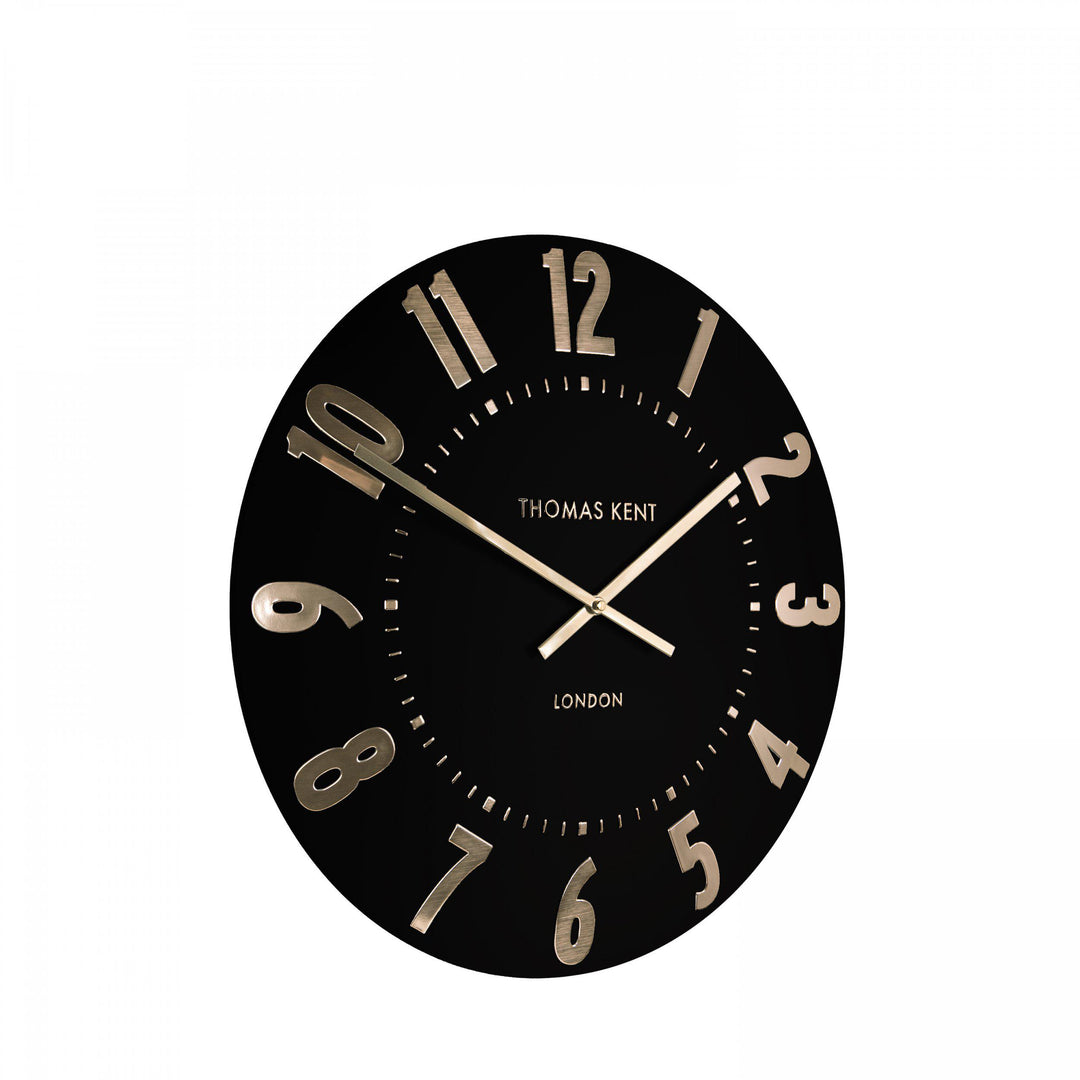 Thomas Kent 12'' Mulberry Wall Clock Noir