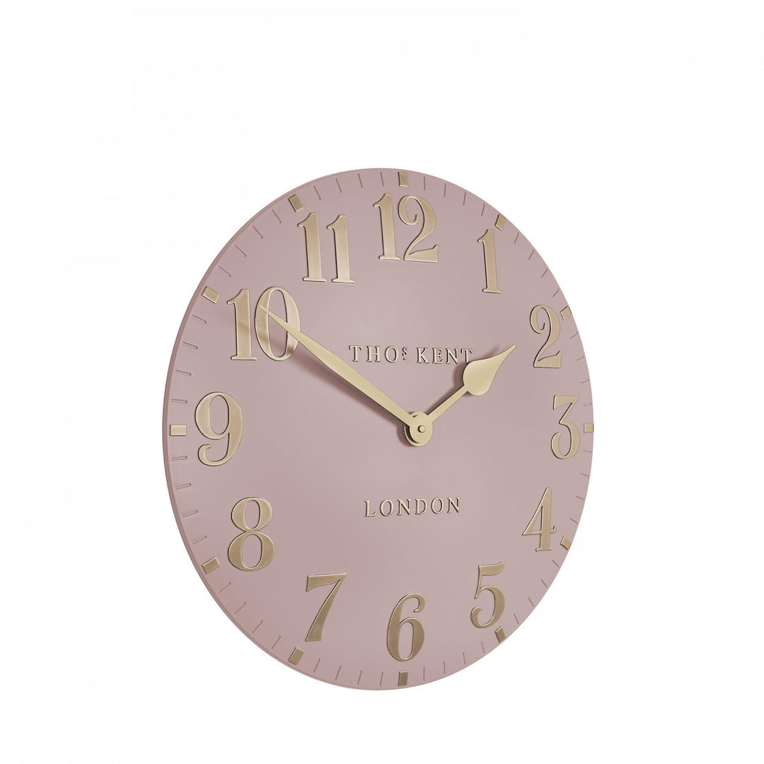 Thomas Kent 12'' Arabic Wall Clock Blush Pink