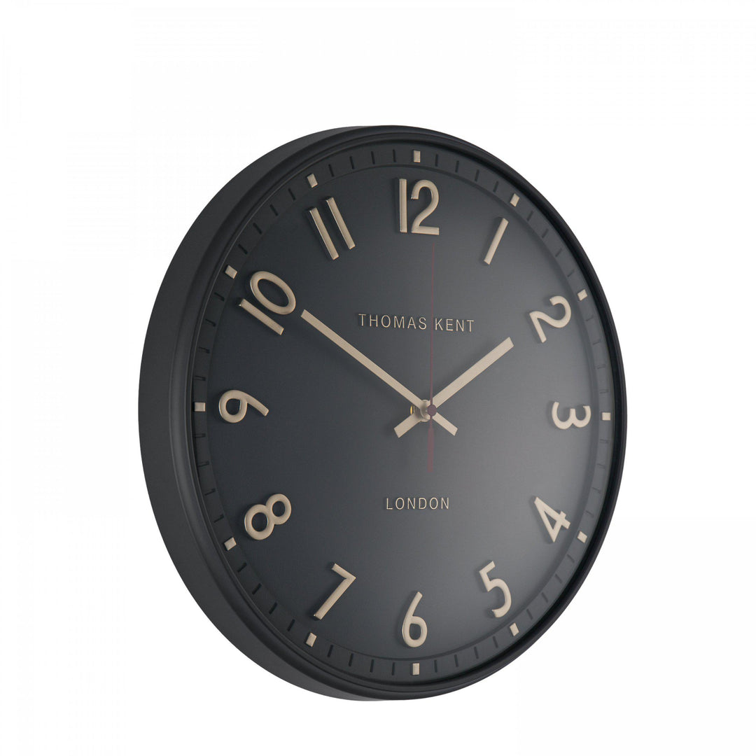 Thomas Kent 14" Tresco Wall Clock Charcoal 