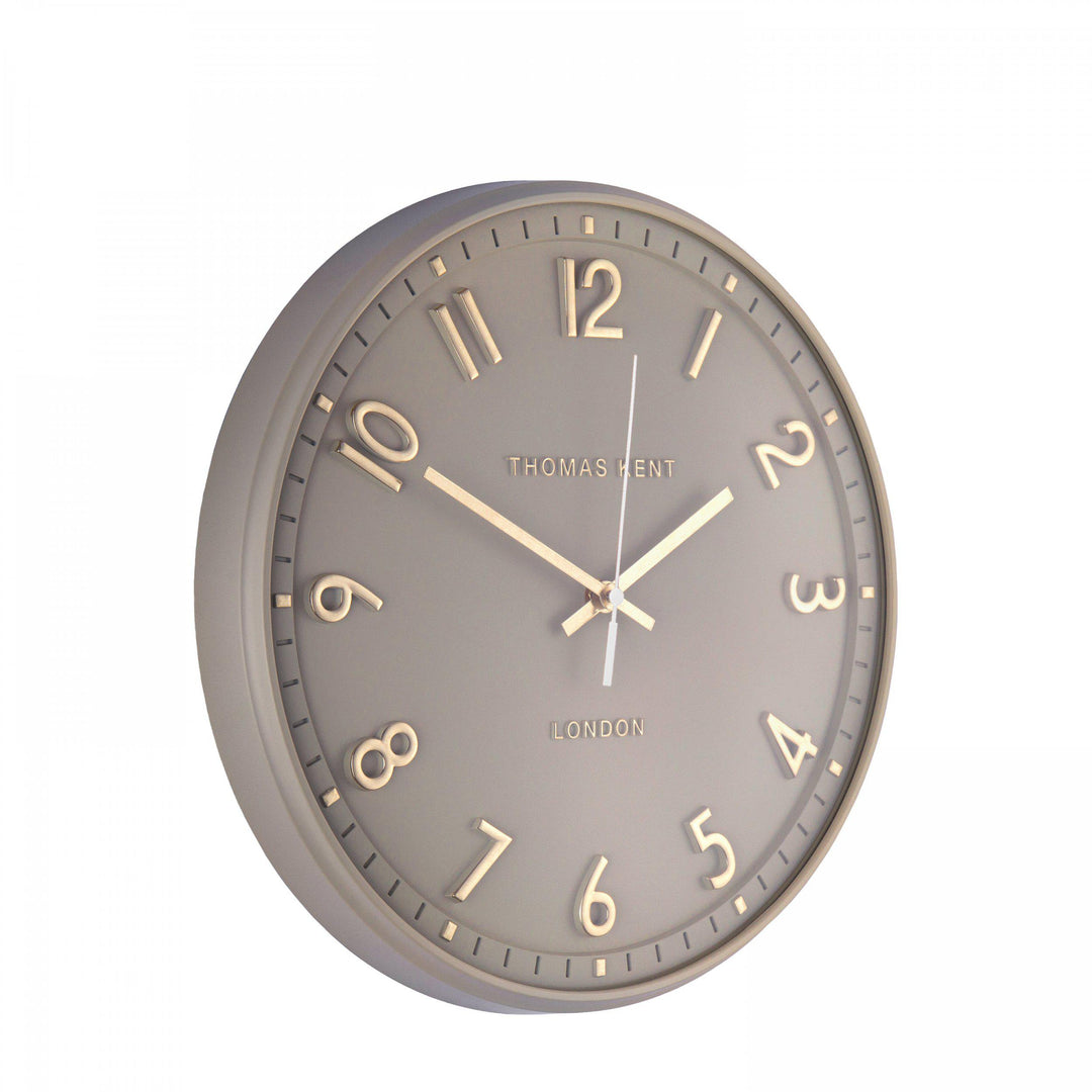 Thomas Kent 14" Tresco Wall Clock Taupe