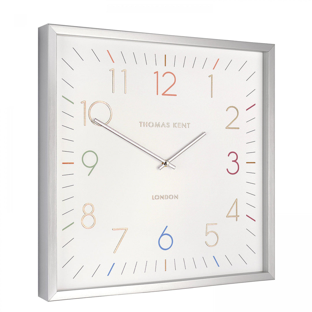 Thomas Kent 20'' Editor Wall Clock Dark Grey