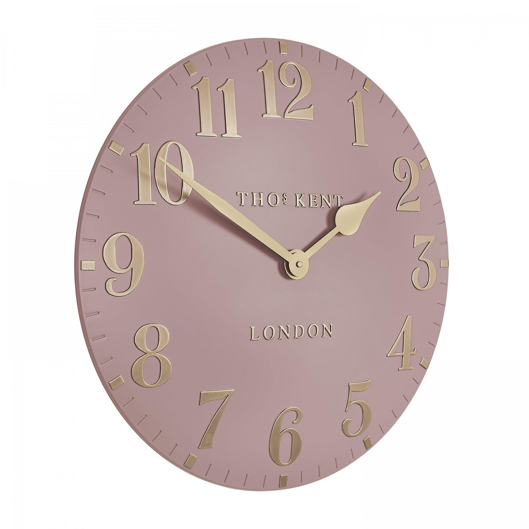 20'' Arabic Wall Clock Blush Pink