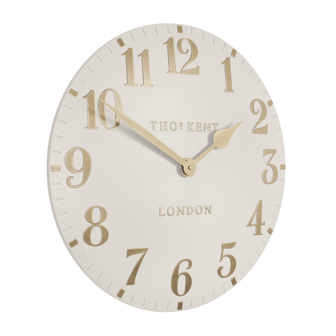 Thomas Kent 20'' Arabic Wall Clock Oatmeal