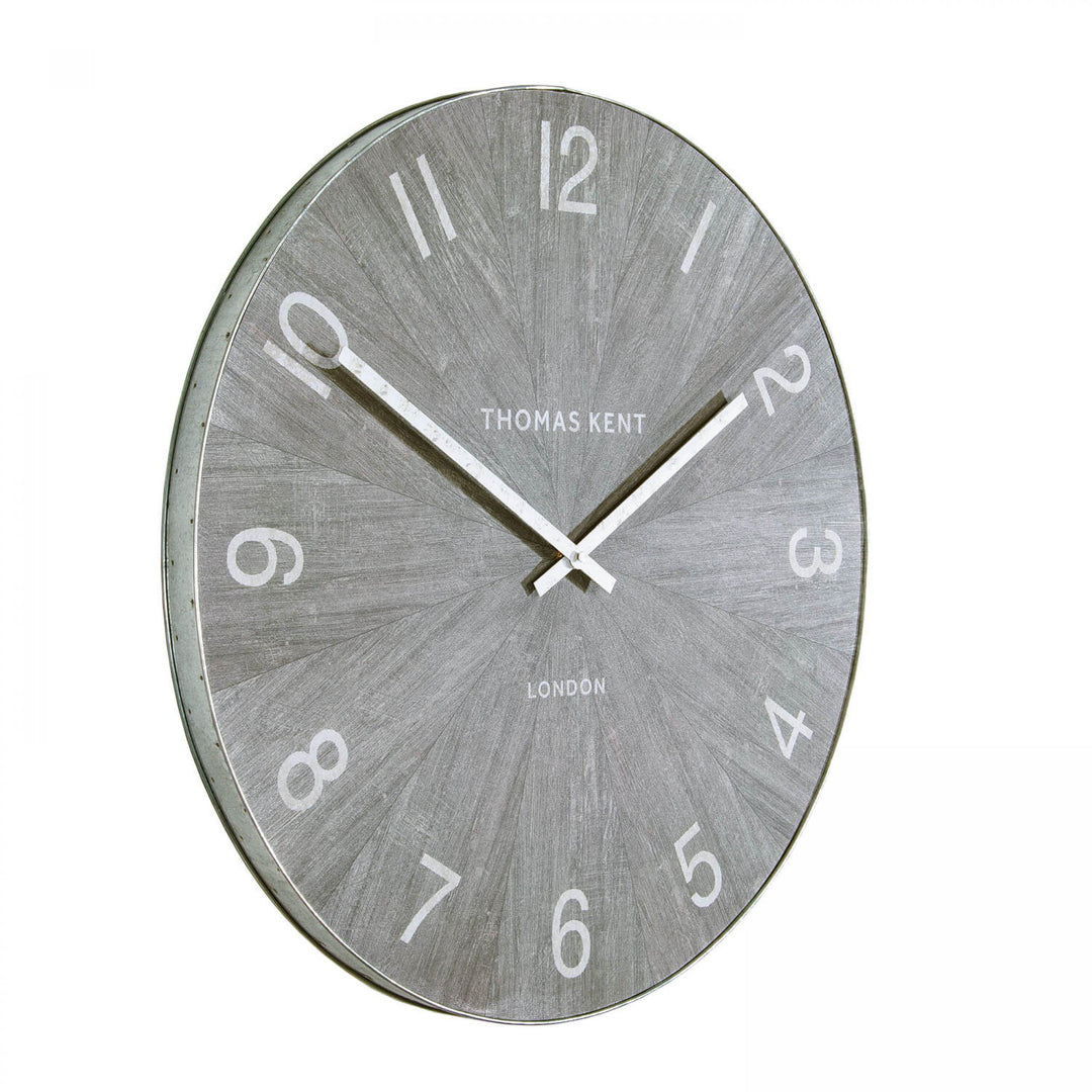 22" Wharf Wall Clock Limestone