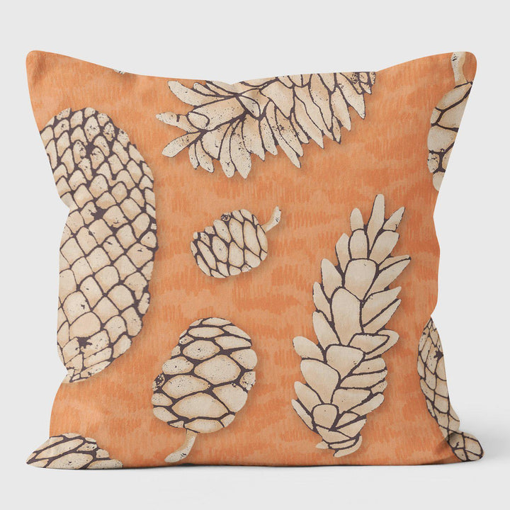 Acorns Orange Cushion - Christmas Seasonal Cushion - Handmade Cushions UK - WeLoveCushions