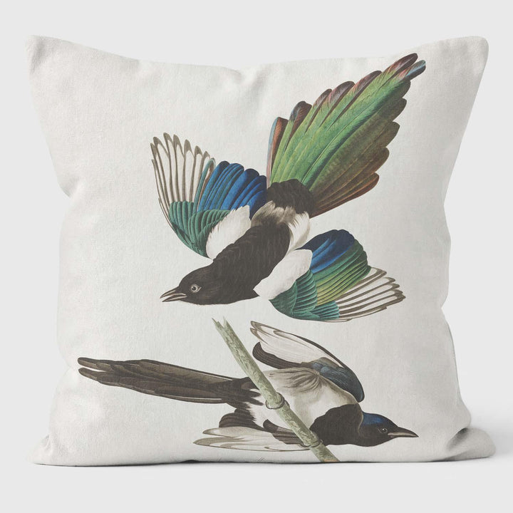 American Magpie Birds Of America Cushions - Handmade Cushions UK - WeLoveCushions