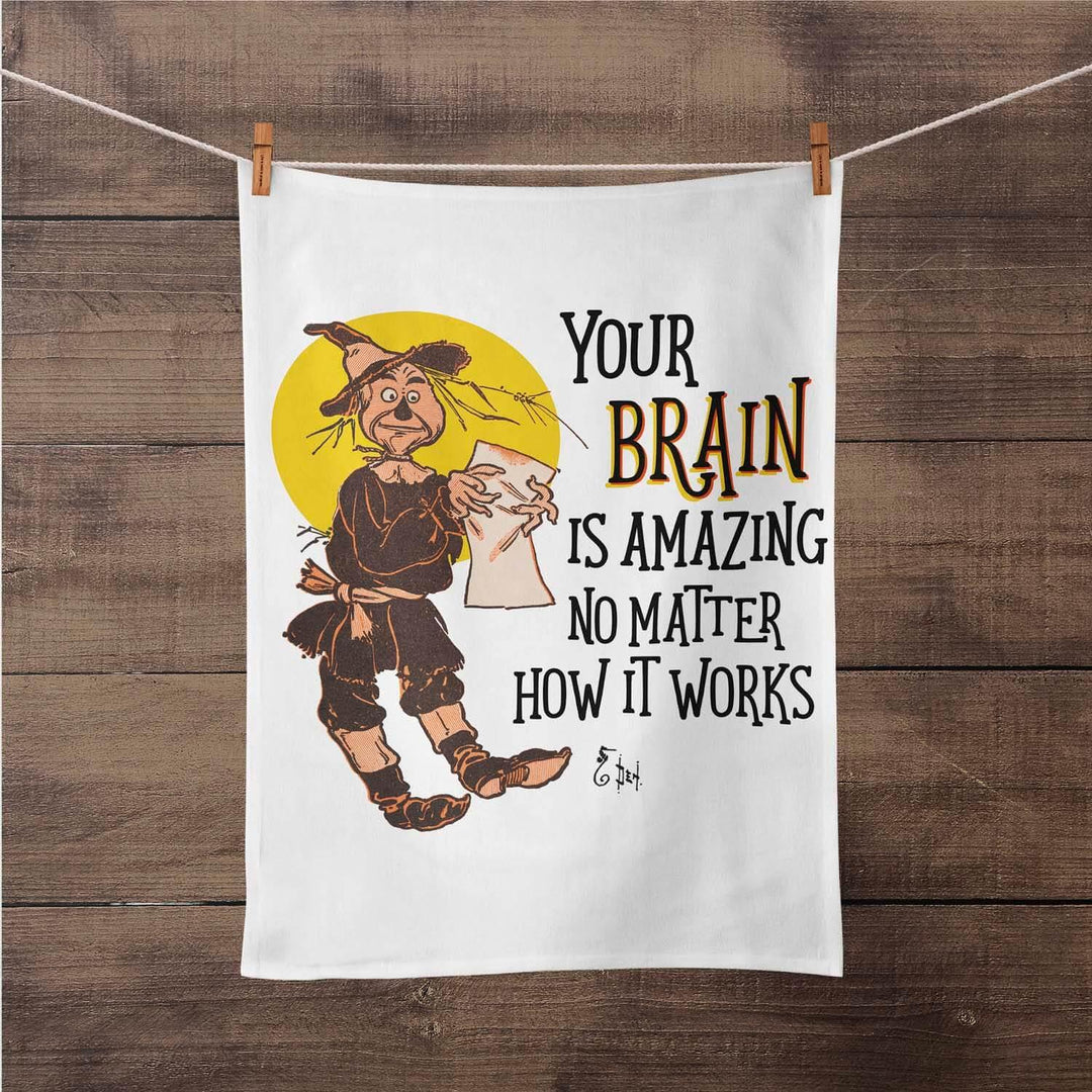 Scarecrow Paper - The Wizard of Oz Tea Towel