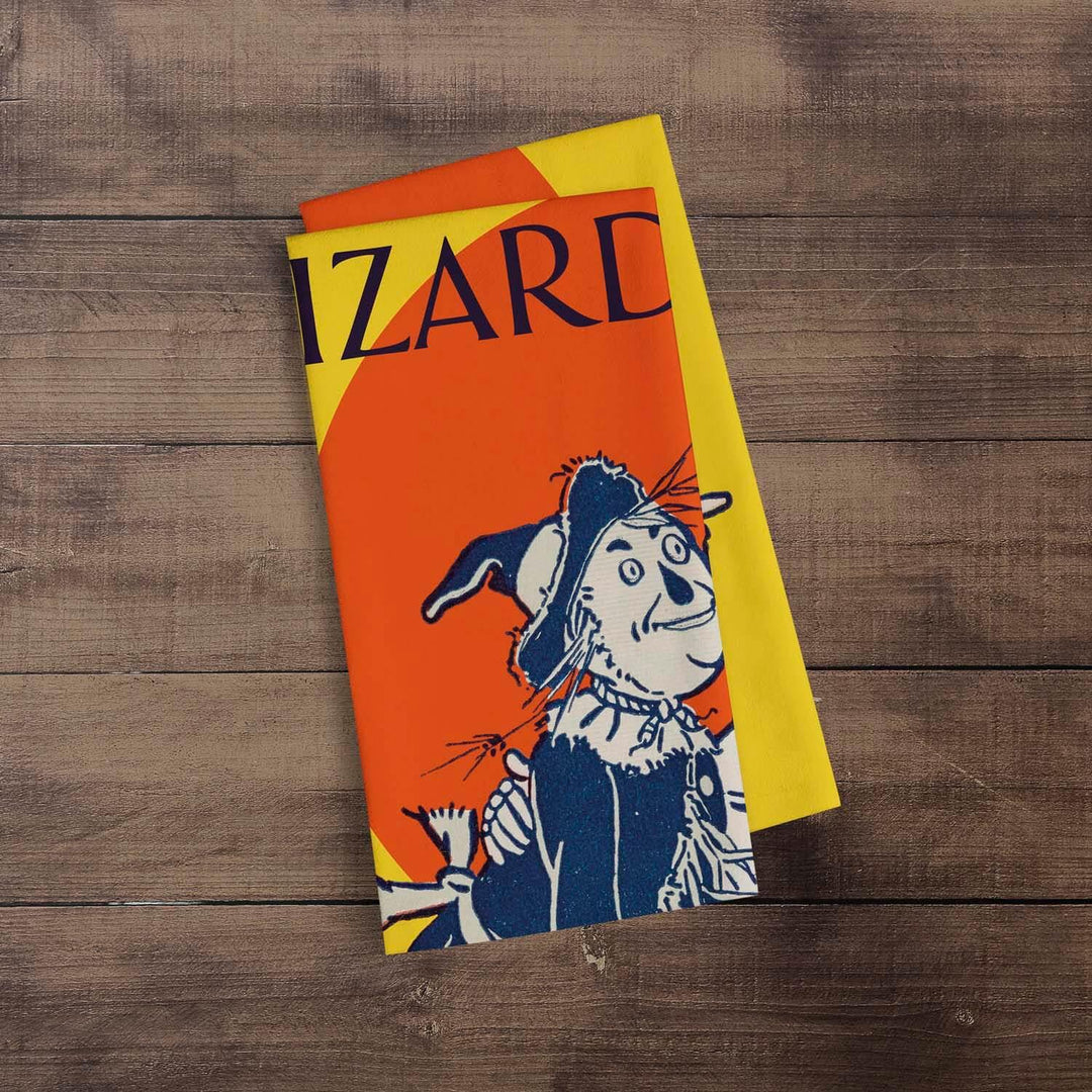 Tin Man Scarecrow - The Wizard of Oz Tea Towel