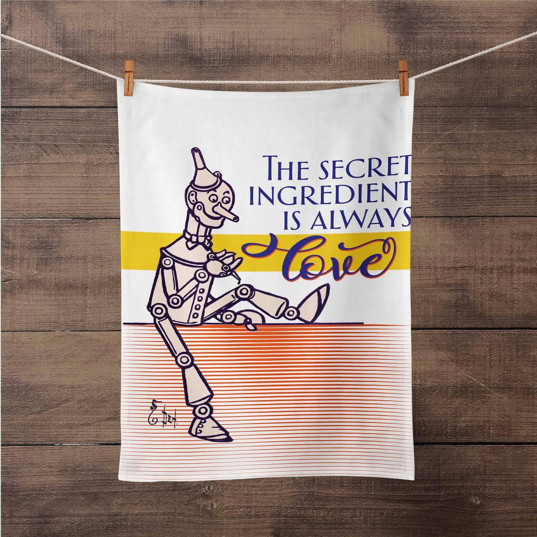 Tinman Wall - The Wizard Of Oz Tea Towel