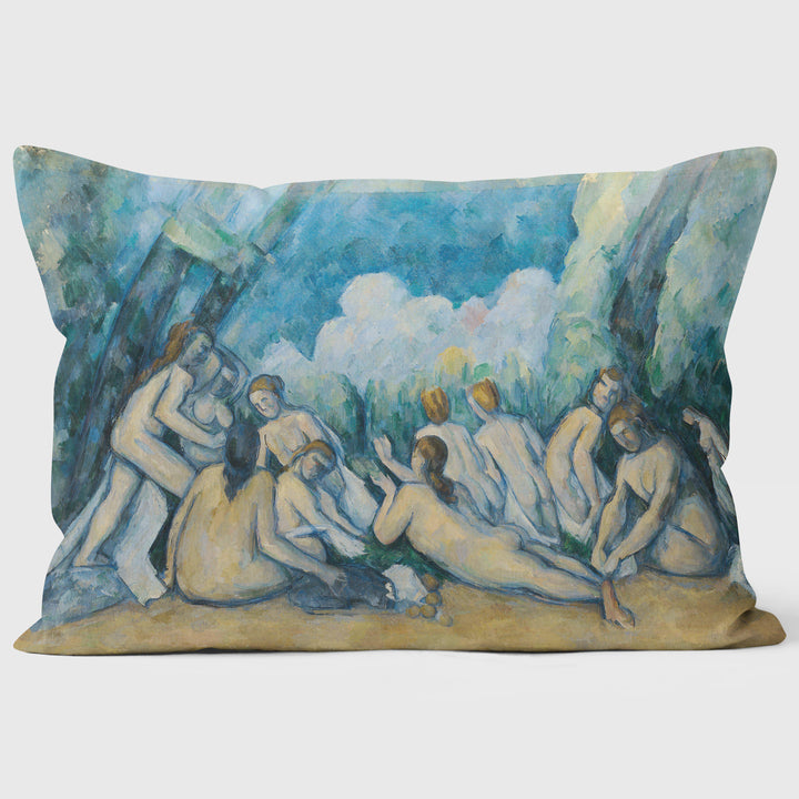 C̩zanne's Bathers (Les Grandes Baigneuses) - National Gallery Cushion - Handmade Cushions UK - WeLoveCushions