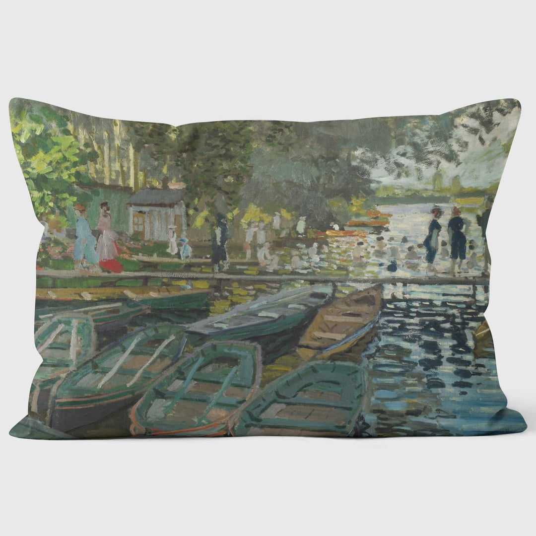 Monet Bathers at La Grenouill̬re National Gallery Cushion - Handmade Cushions UK - WeLoveCushions