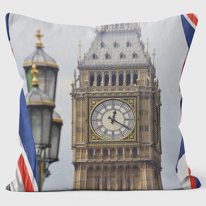 Big Ben - Art Print Cushion - Handmade Cushions UK - WeLoveCushions