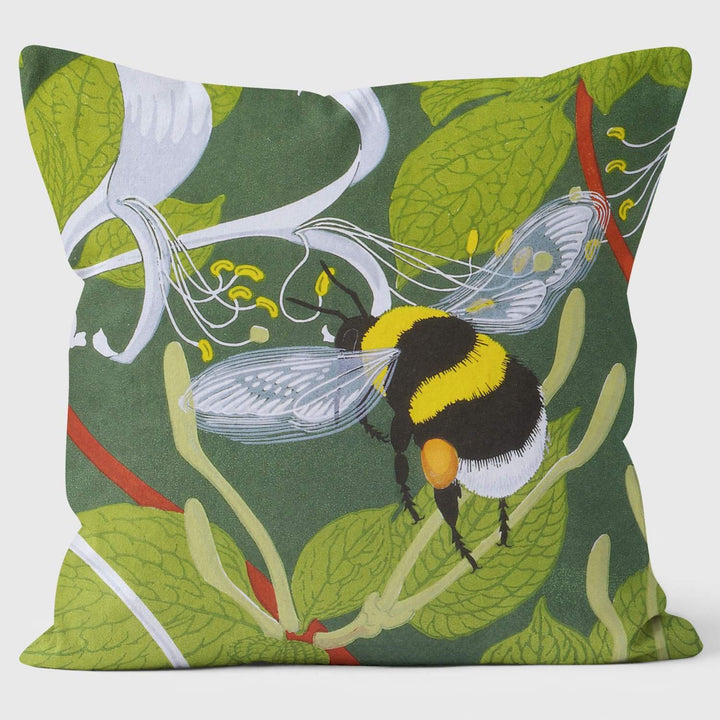 Bumble Bees - Robert Gillmor Cushion - Handmade Cushions UK - WeLoveCushions