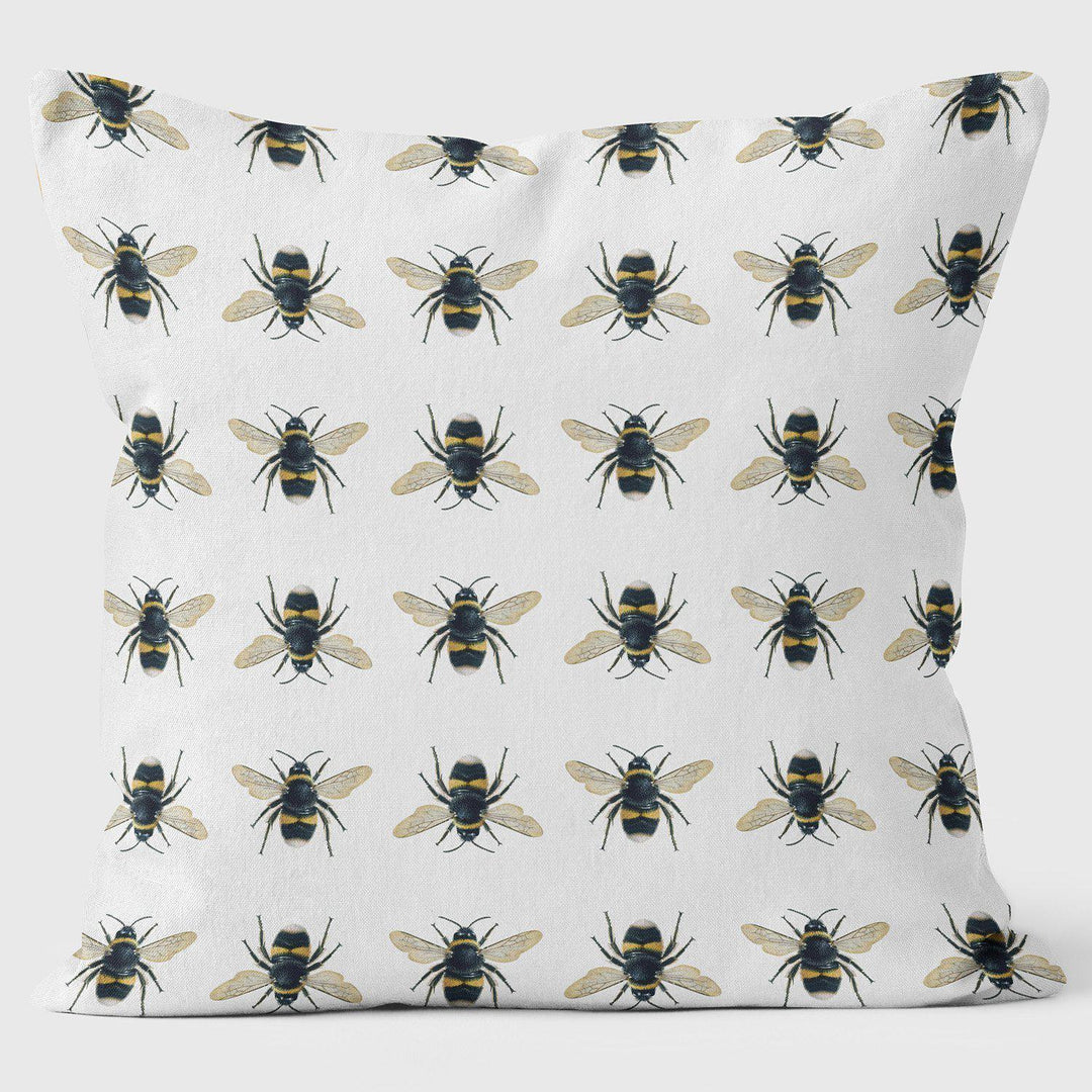 Busy Bee - Art Print Cushion - Handmade Cushions UK - WeLoveCushions