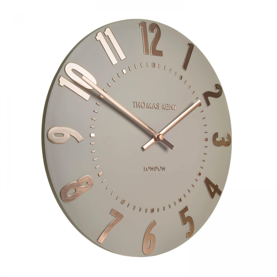 Thomas Kent 20" Mulberry Wall Clock Rose Gold