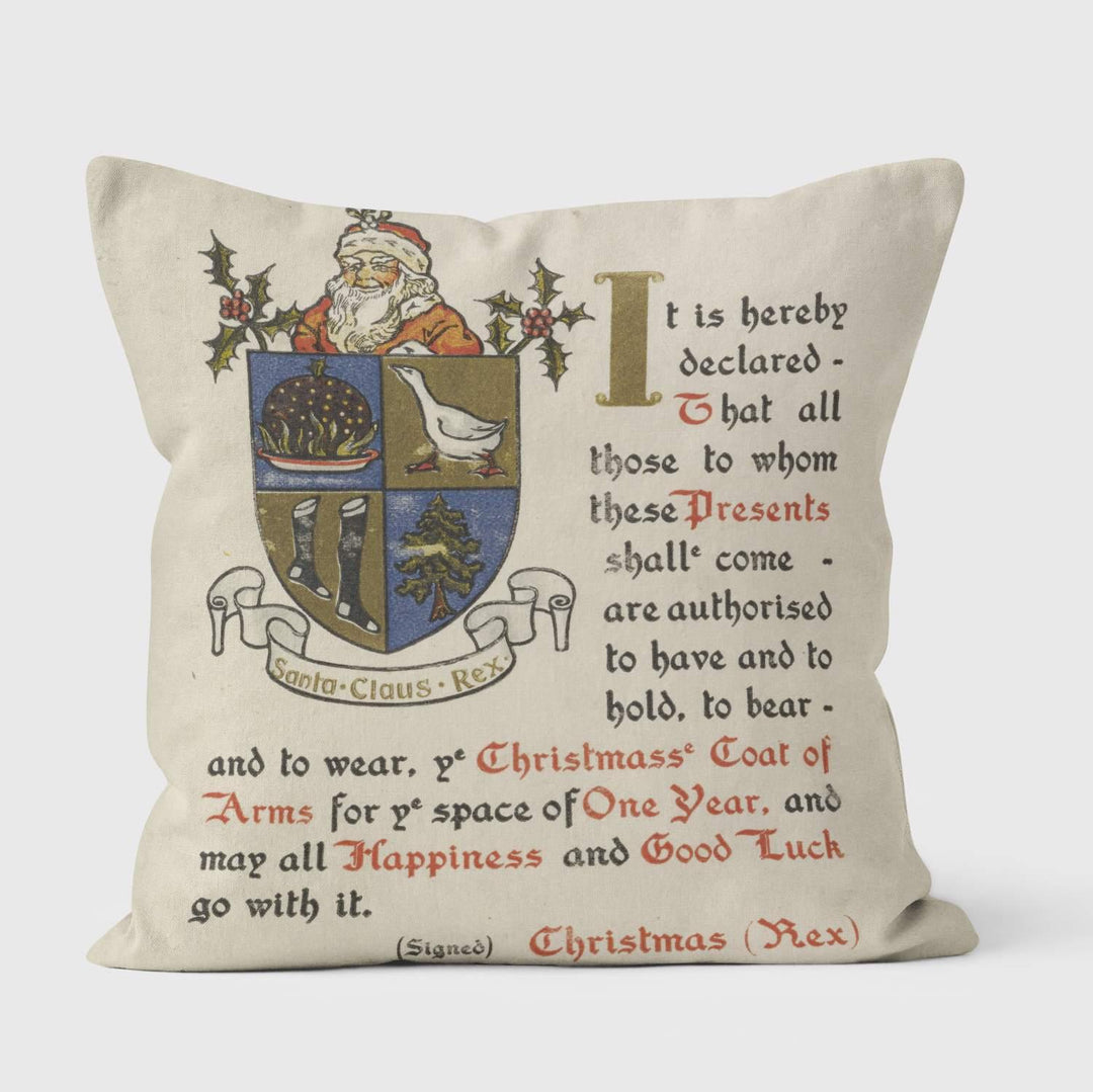 Christmas Book - British Library Cushions - Handmade Cushions UK - WeLoveCushions