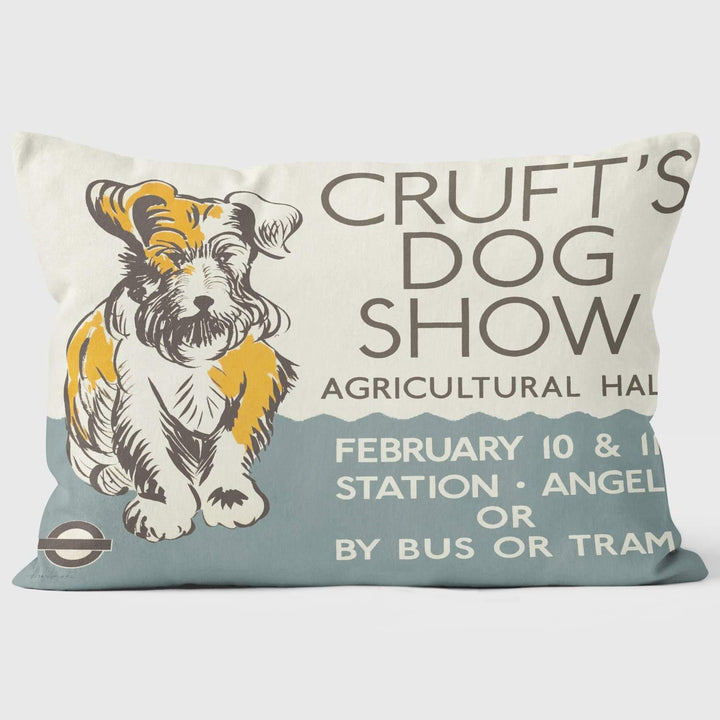 Crufts Dog Show - London Transport Cushion - Handmade Cushions UK - WeLoveCushions