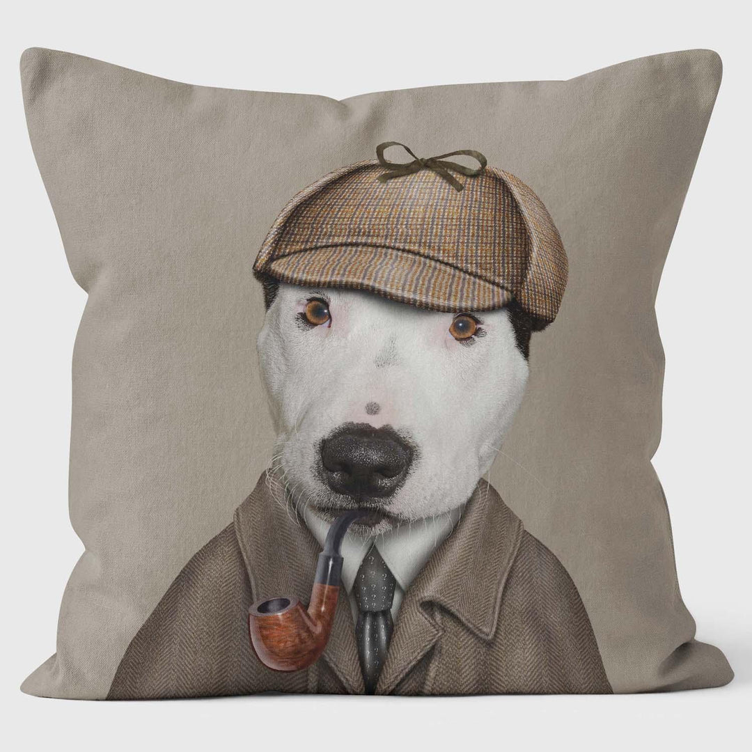 Detective - Pets Rock Cushion - Handmade Cushions UK - WeLoveCushions