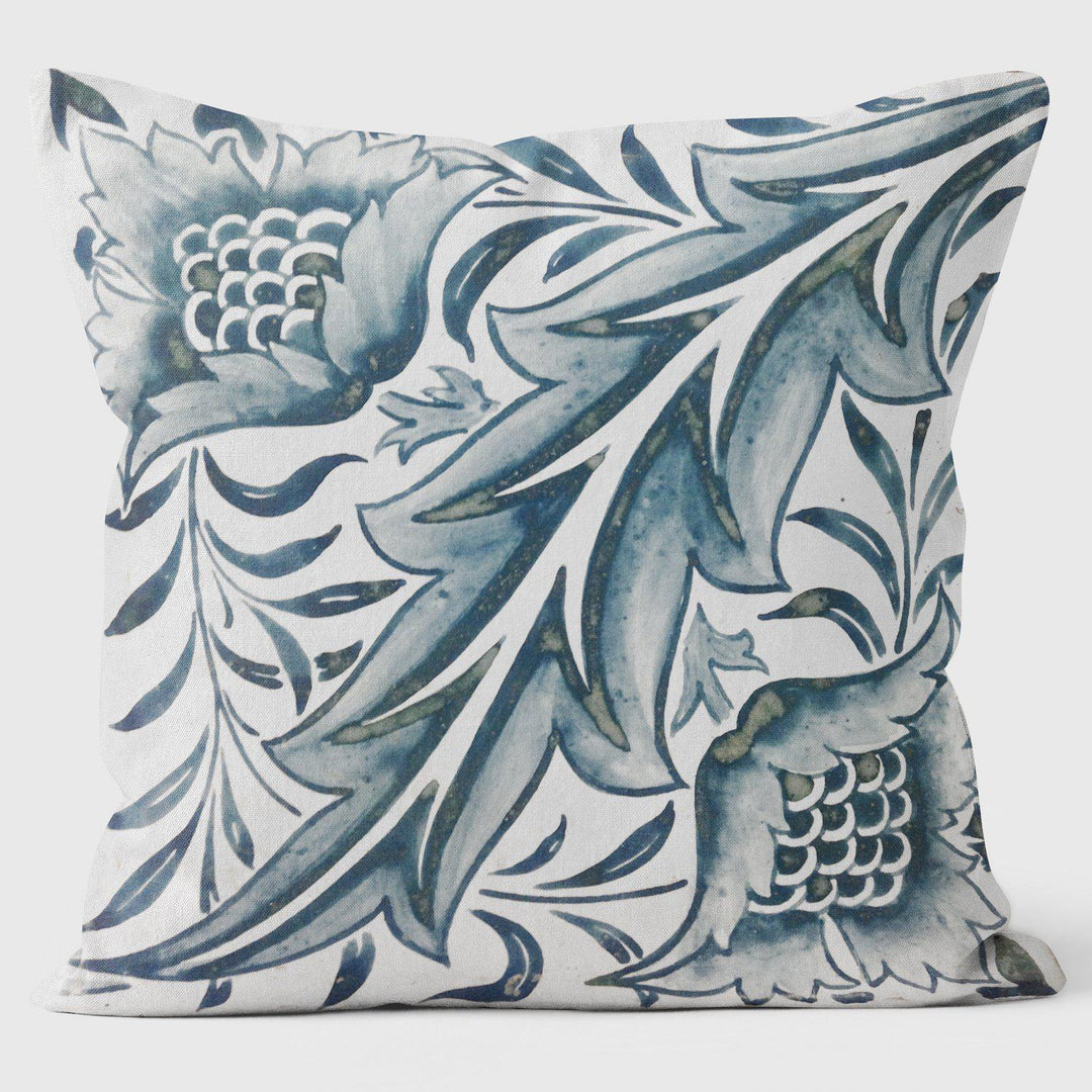 Diagonal Leaf - William Morris Outdoor Cushion - Handmade Cushions UK - WeLoveCushions