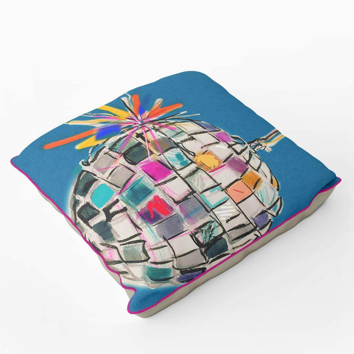 Disco Ball Collection - Electric Boogaloo - Sarah Thornton Cushion - Handmade Cushions UK - WeLoveCushions