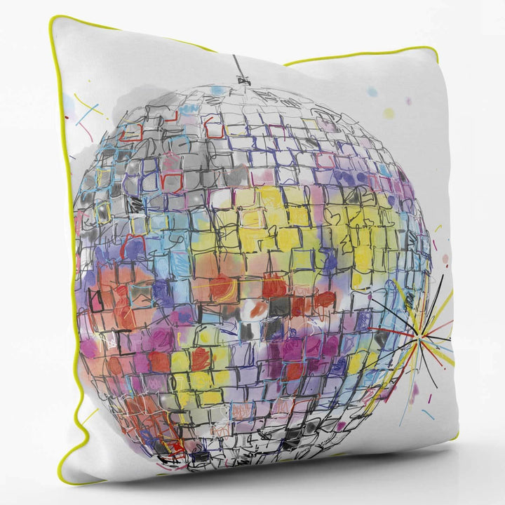 Disco Ball Collection - Mirrorball Dreamer - Sarah Thornton Cushion - Handmade Cushions UK - WeLoveCushions