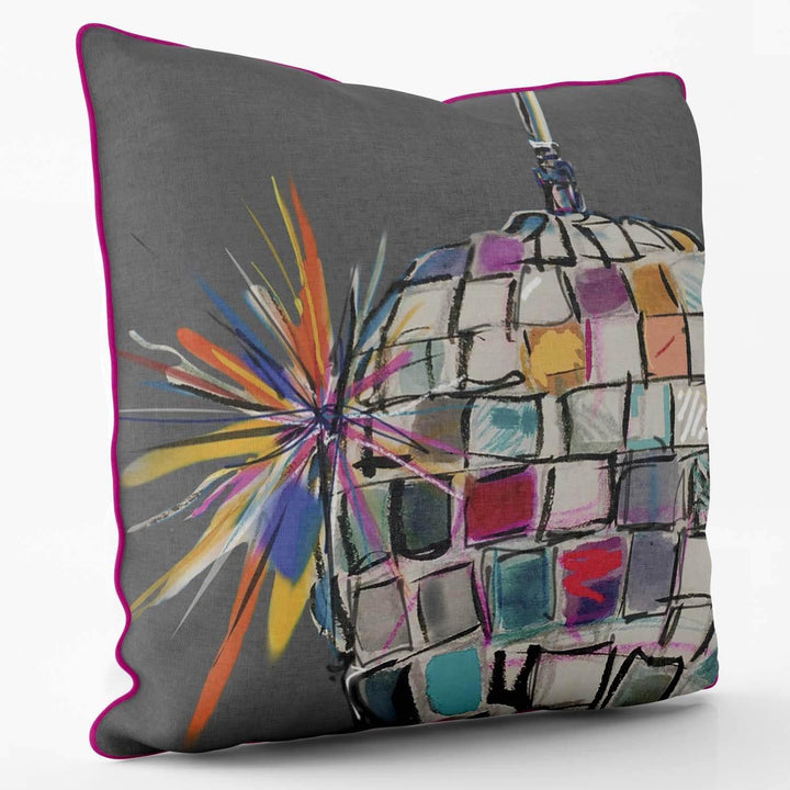 Disco Ball Collection - Night Moves - Sarah Thornton Cushion - Handmade Cushions UK - WeLoveCushions