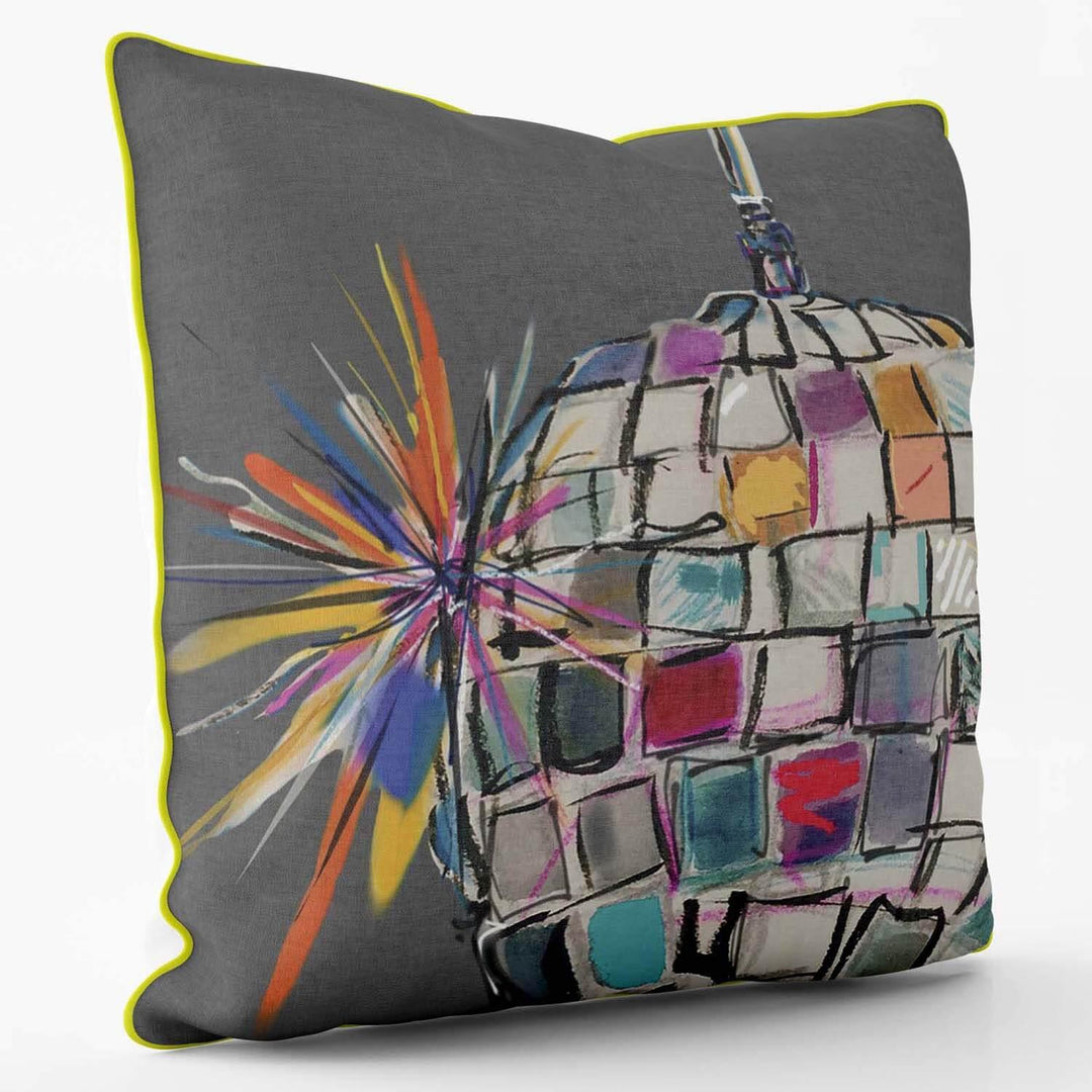 Disco Ball Collection - Night Moves - Sarah Thornton Cushion - Handmade Cushions UK - WeLoveCushions