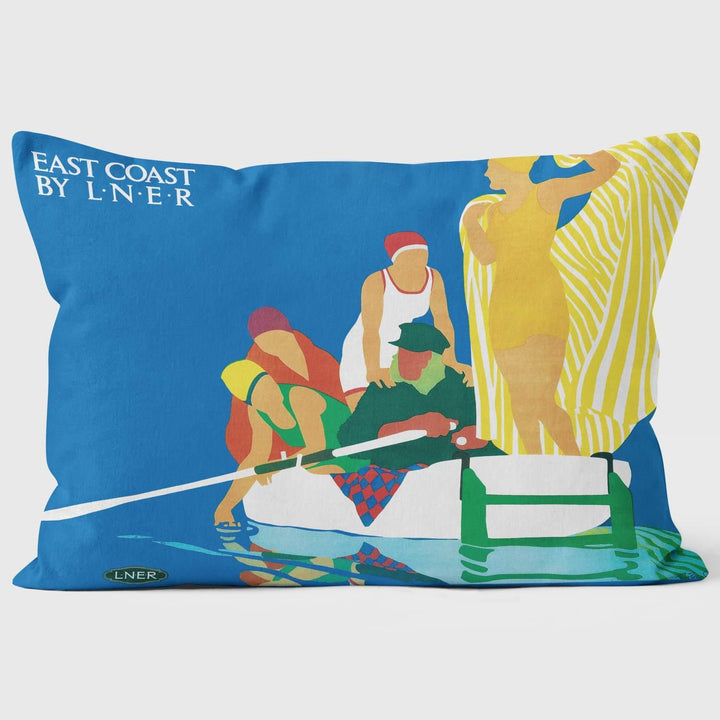 East Coast by LNER 1935 - National Railway Museum Cushion - Handmade Cushions UK - WeLoveCushions