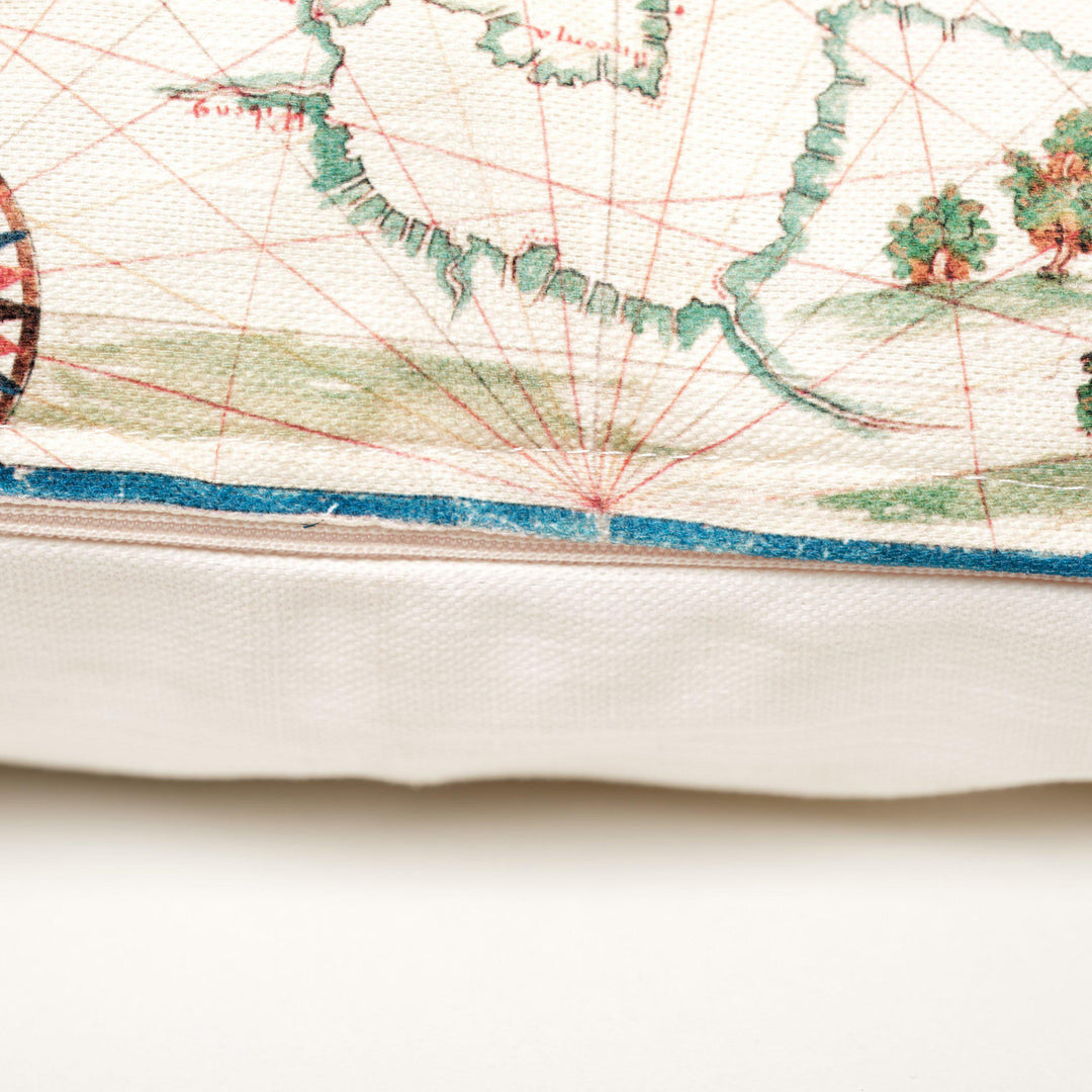 Engraved Map London - British Library Cushions - Handmade Cushions UK - WeLoveCushions