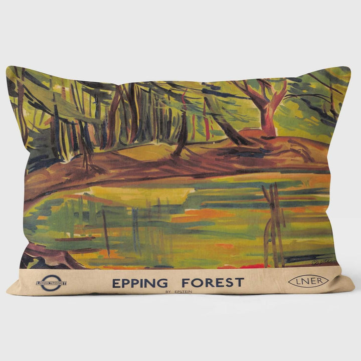 Epping Forest - London Transport Cushion - Handmade Cushions UK - WeLoveCushions