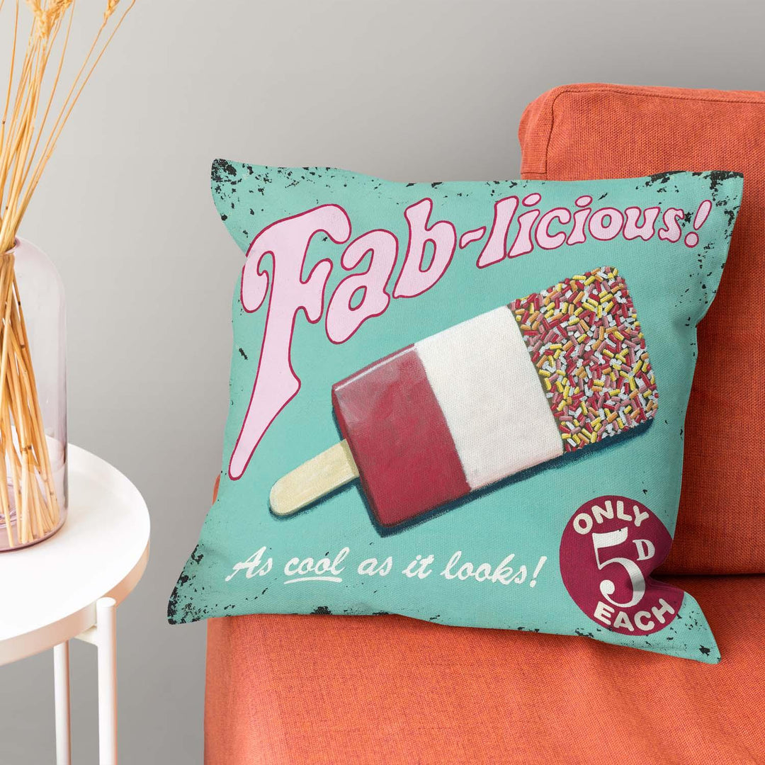 Fab-Licious Lolly - Martin Wiscombe - Art Print Cushion