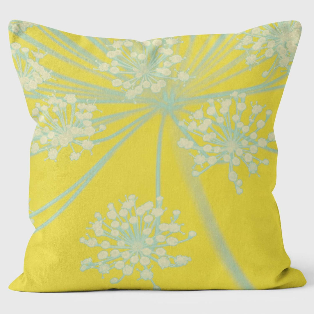 Fennel Yellow - Ella Lancaster Cushion - Handmade Cushions UK - WeLoveCushions