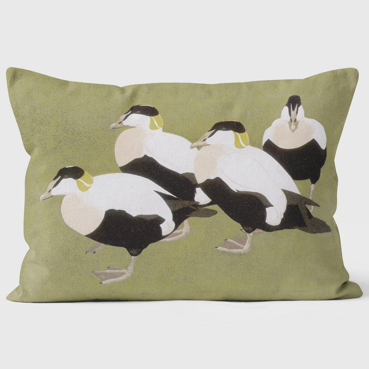 Four Eider Duckls - Robert Gillmor Cushion - Handmade Cushions UK - WeLoveCushions