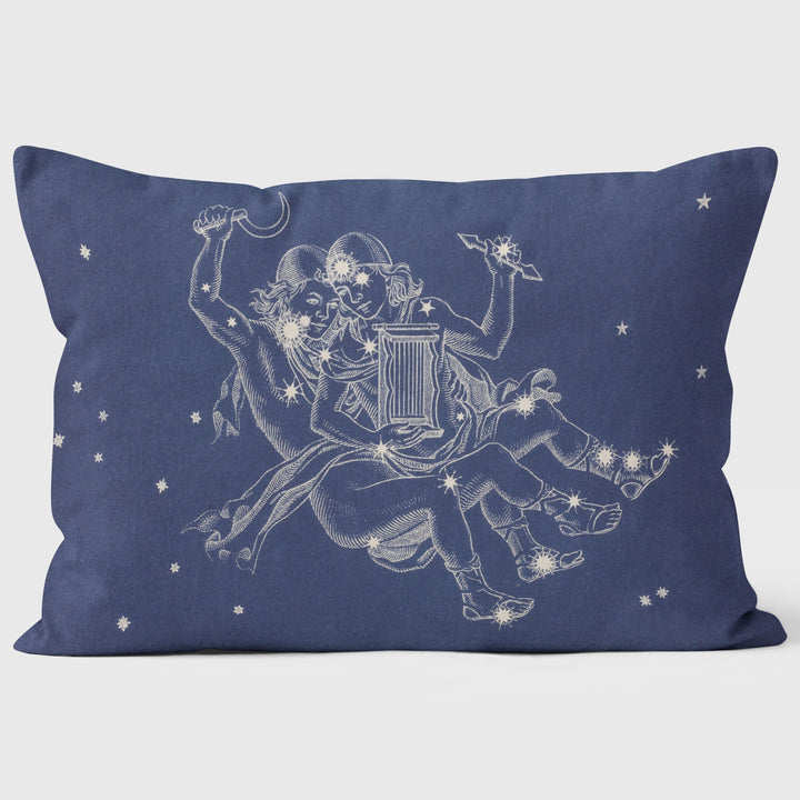 Gemini Zodiac Sign - "Starry - Starry Night" Cushion - Handmade Cushions UK - WeLoveCushions