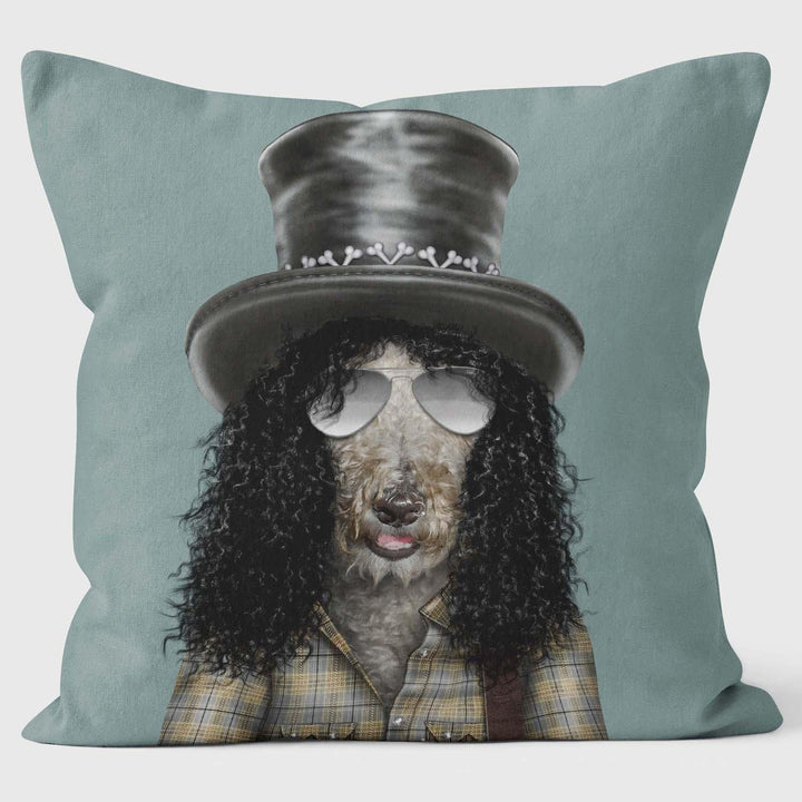 Gnash - Pets Rock Cushion - Handmade Cushions UK - WeLoveCushions