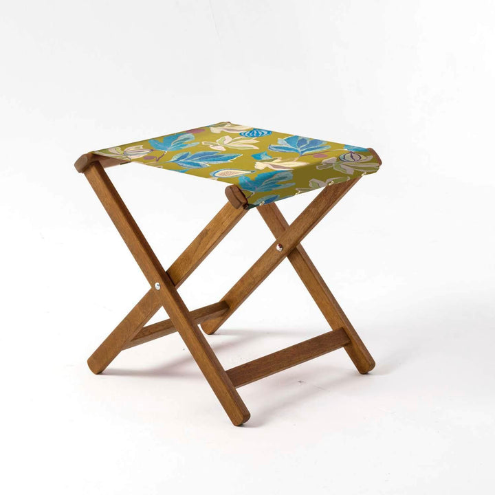 Fantasy Florals (Lime) - House of Turnowsky - Glamping Camping Stool