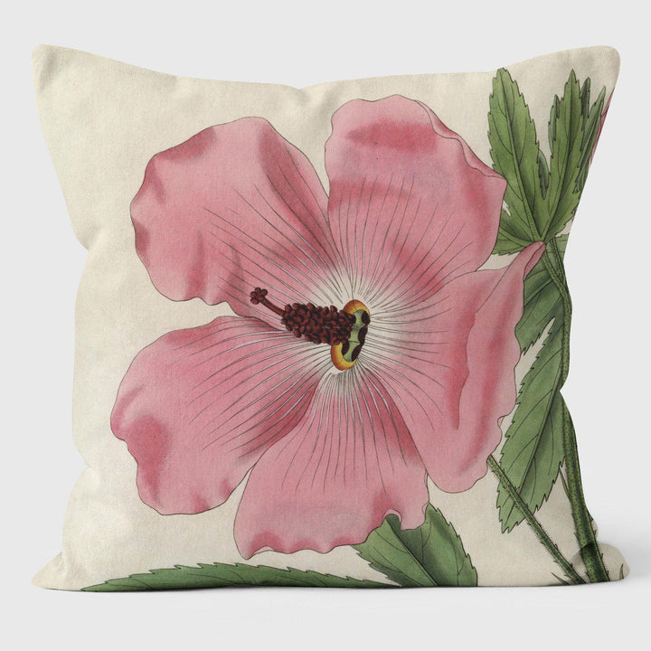 Hibiscus - Botanical Cushion - Handmade Cushions UK - WeLoveCushions