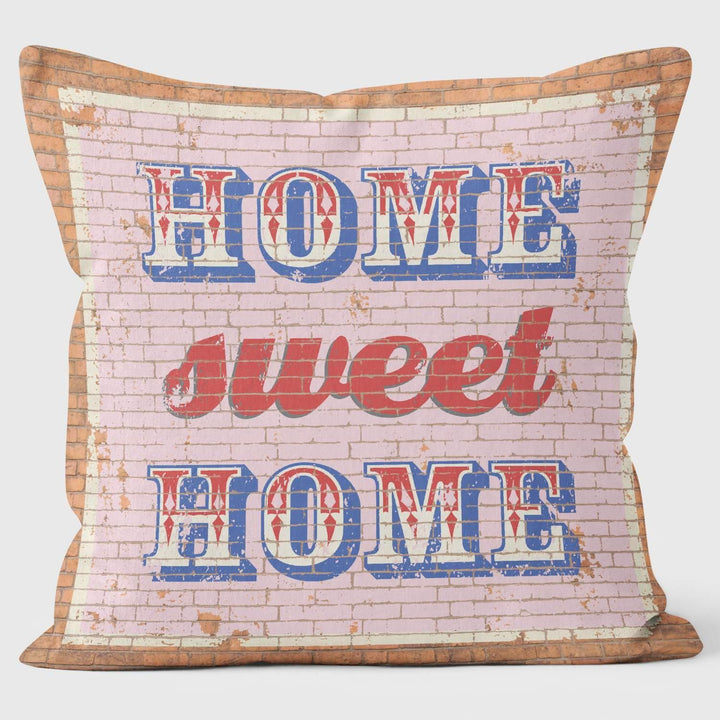 Home Sweet Home Wall - Paperlollipop Cushion - Handmade Cushions UK - WeLoveCushions